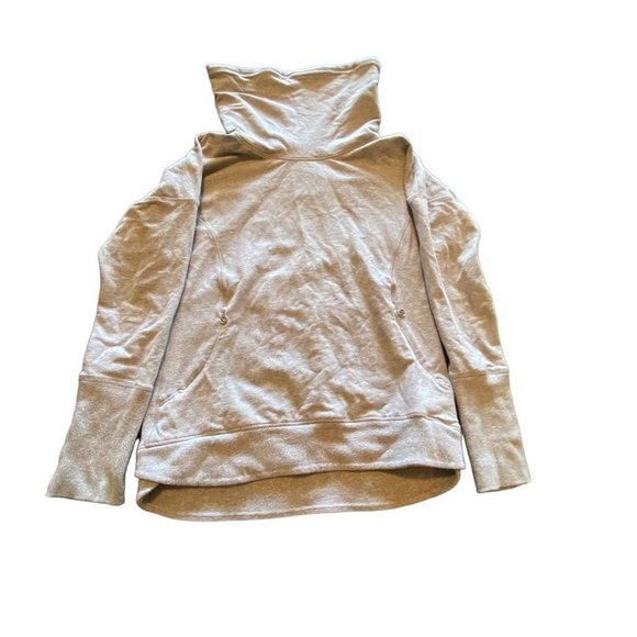 Lululemon Run: Rest  Day Pullover *Heathered Fossil* Size 6 - Picture 6 of 14